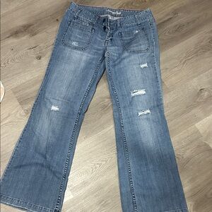 American Eagle Outfitters Blue Flare Jeans